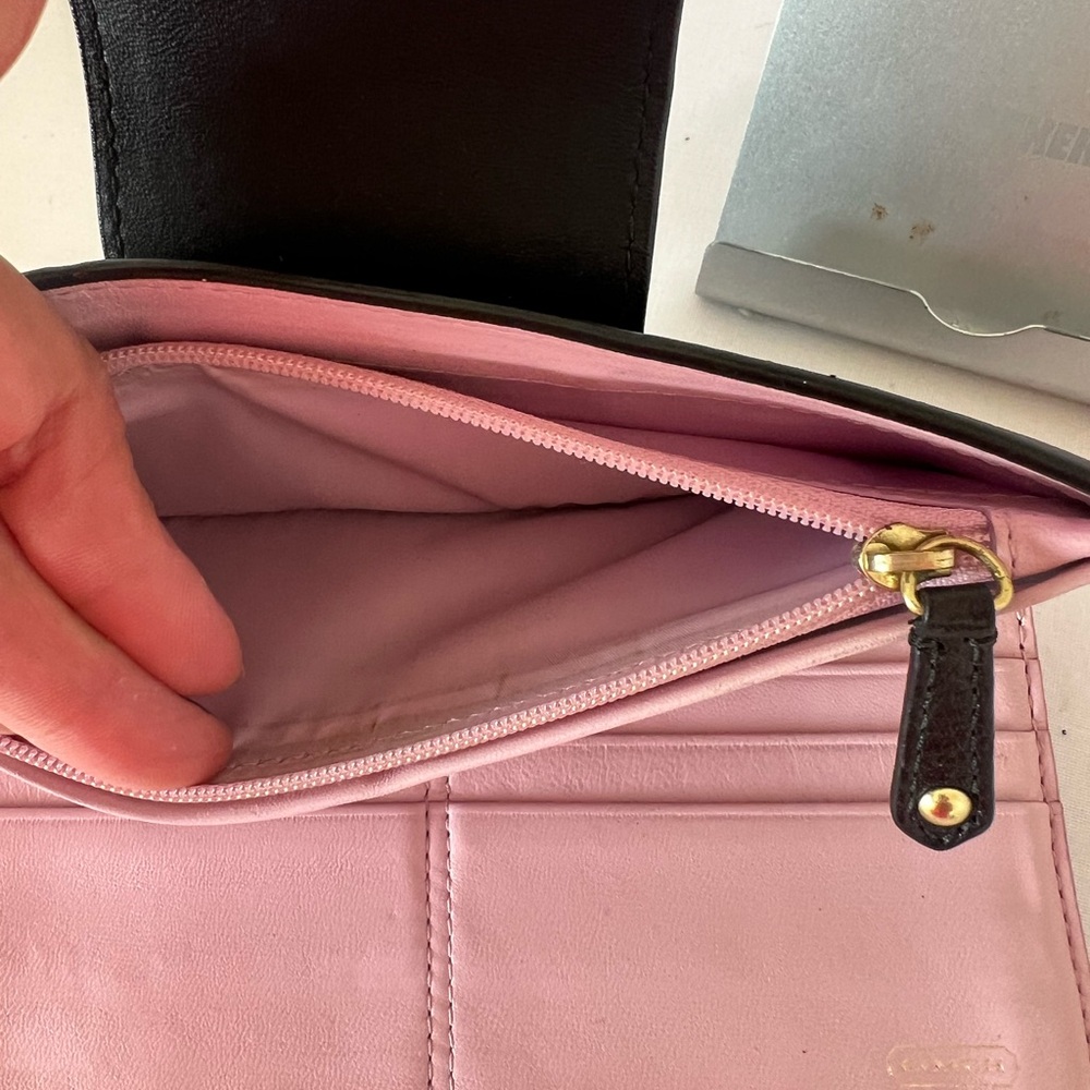 Coach Black Leather Wallet - Picture 9 of 15